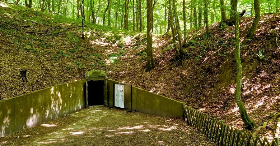 Indgangen til Daugbjerg Kalkgruber Indgangen til Daugbjerg Kalkgruber