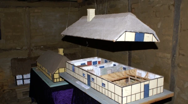 Kartoffeltyskermuseet i Grønhøj - model af kolonigård