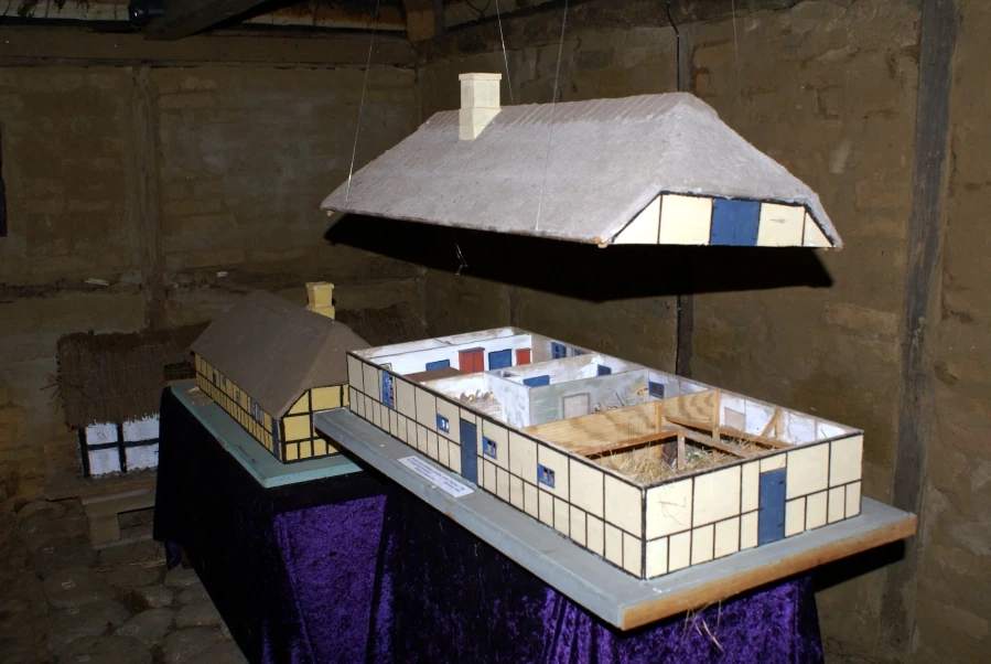 Kartoffeltyskermuseet i Grønhøj - model af kolonigård