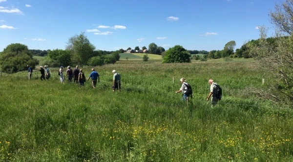 Ådalen og Harrestruplund enge mellem Mønsted Kalkgruber og Smollerup Kirke