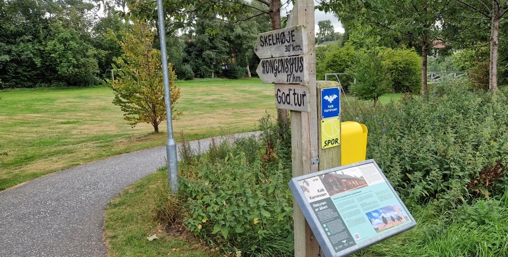 Kalk Kaminoens start ved Stoholm Station