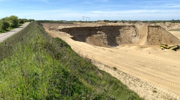 Det flade land og grusgravene mellem Grønhøj og Skelhøje