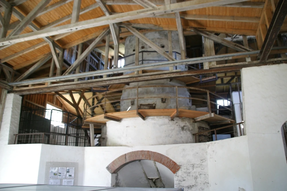 Det gamle kalkbrænderi ved Mønsted Kalkgruber